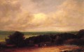 Escena de arado del paisaje en Suffolk Romántico John Constable